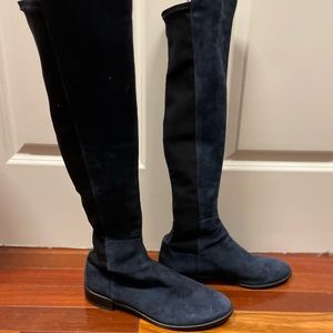 Nice blue suede books.